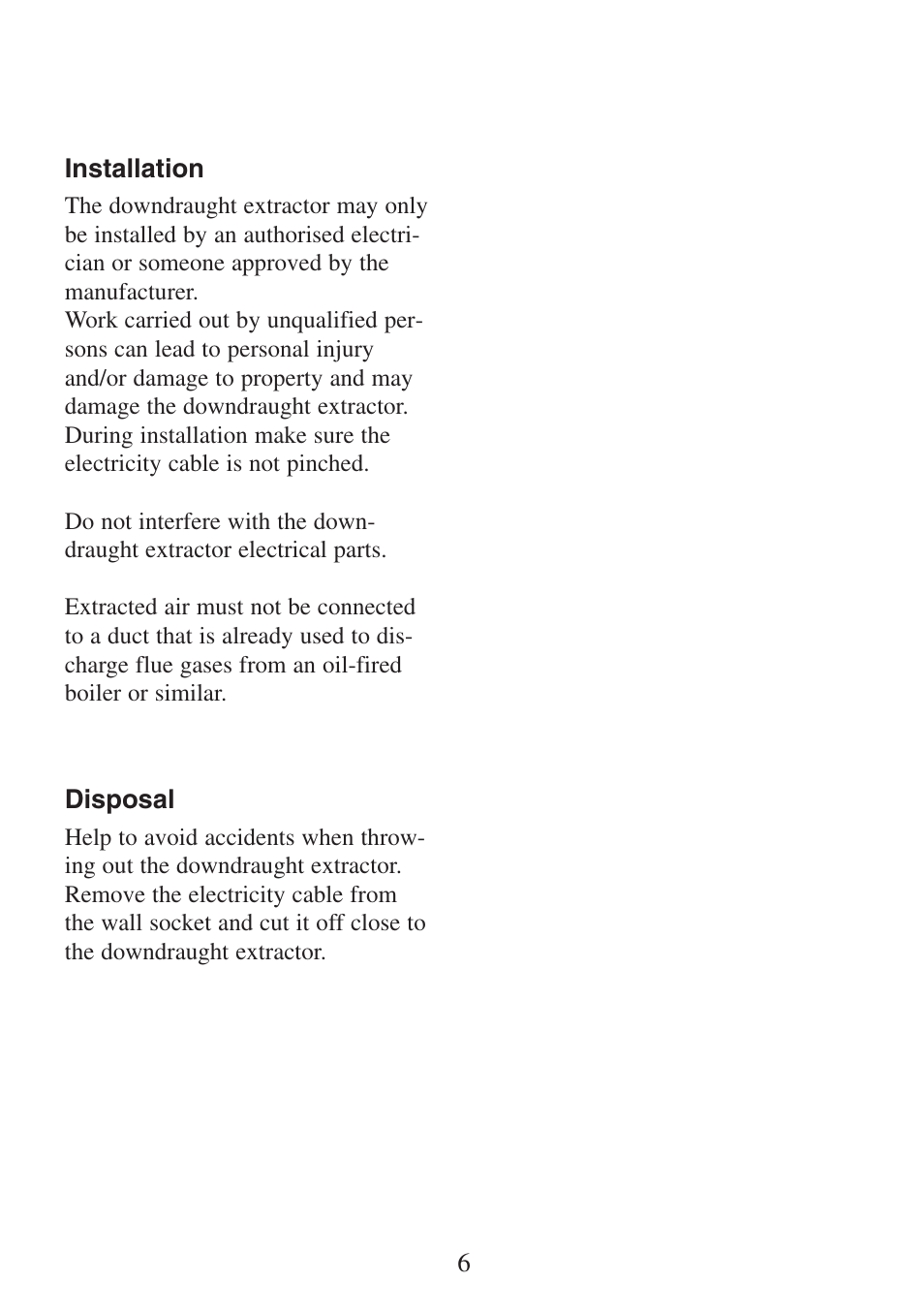 Electrolux FM 2500DD-A User Manual | Page 6 / 40