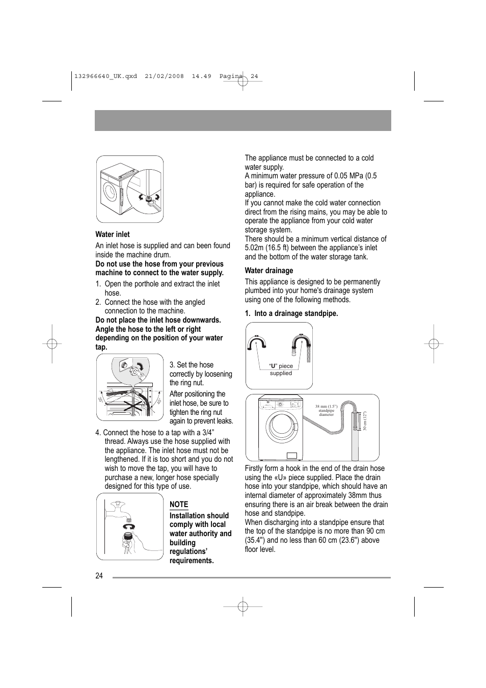 Electrolux AW 1402 W User Manual | Page 24 / 28