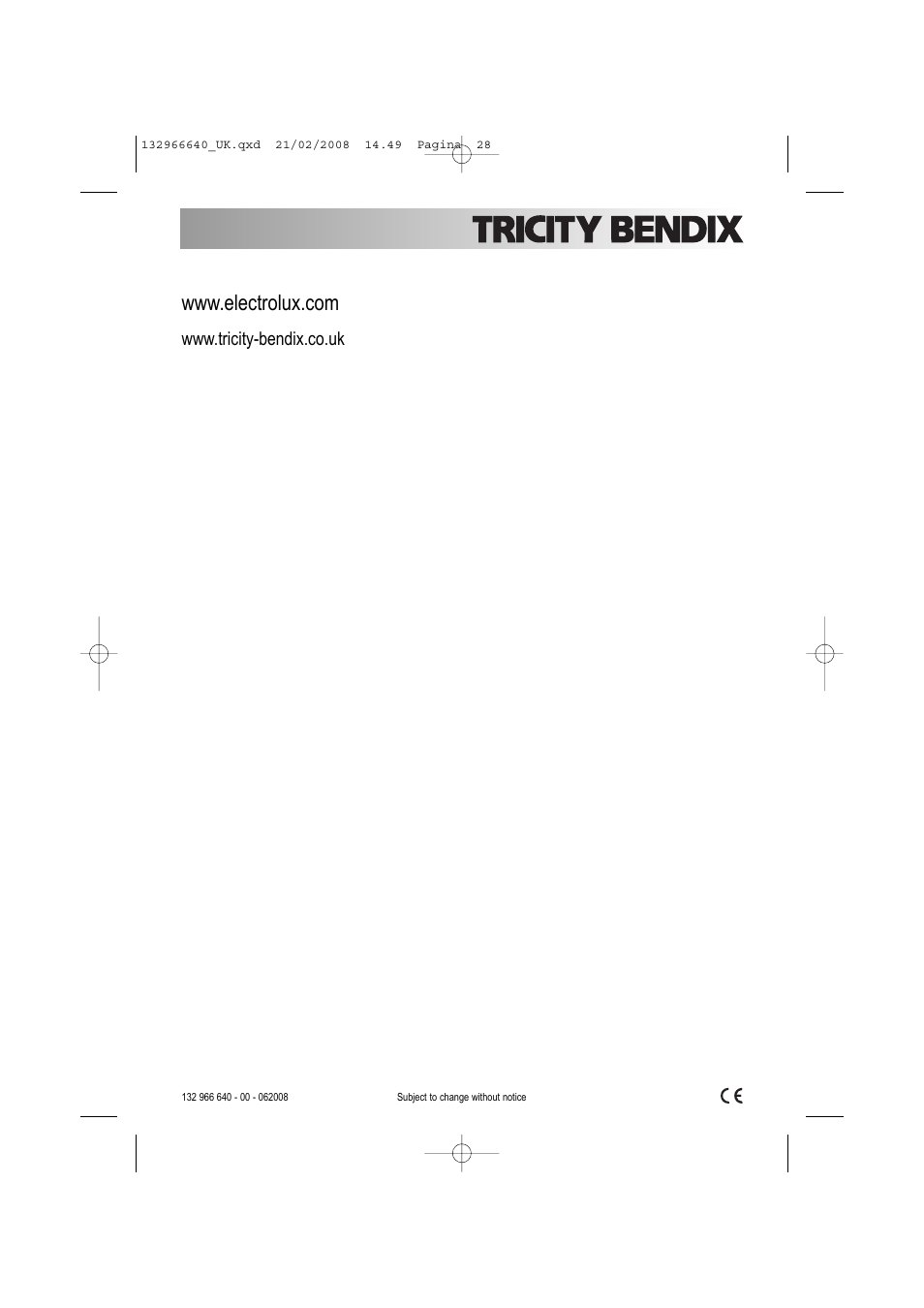 Electrolux AW 1402 W User Manual | Page 28 / 28