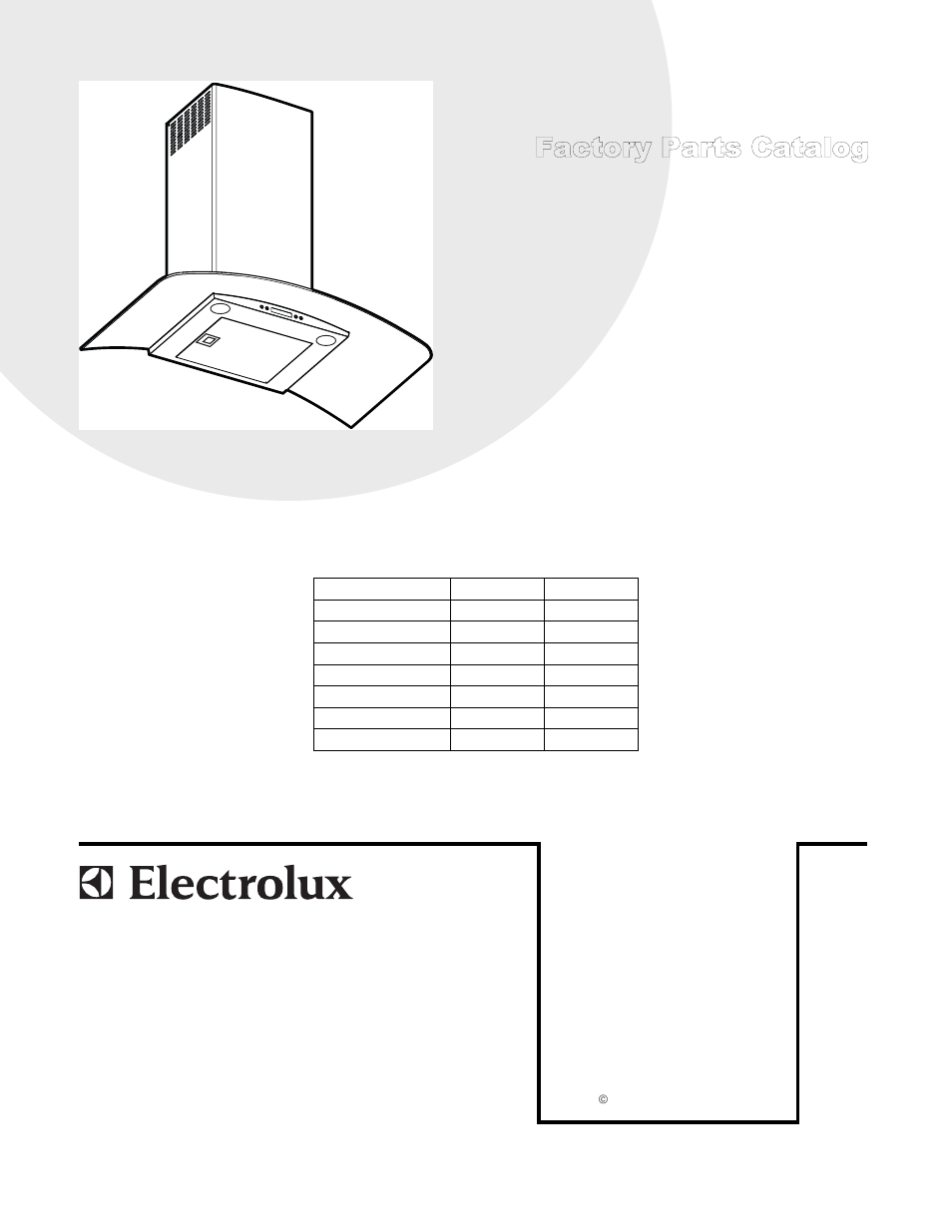 Electrolux RH36WC60G User Manual | 4 pages