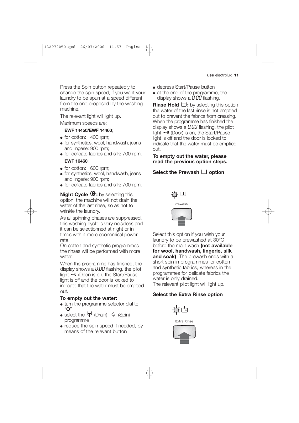 Electrolux EWF 14450 User Manual | Page 11 / 44