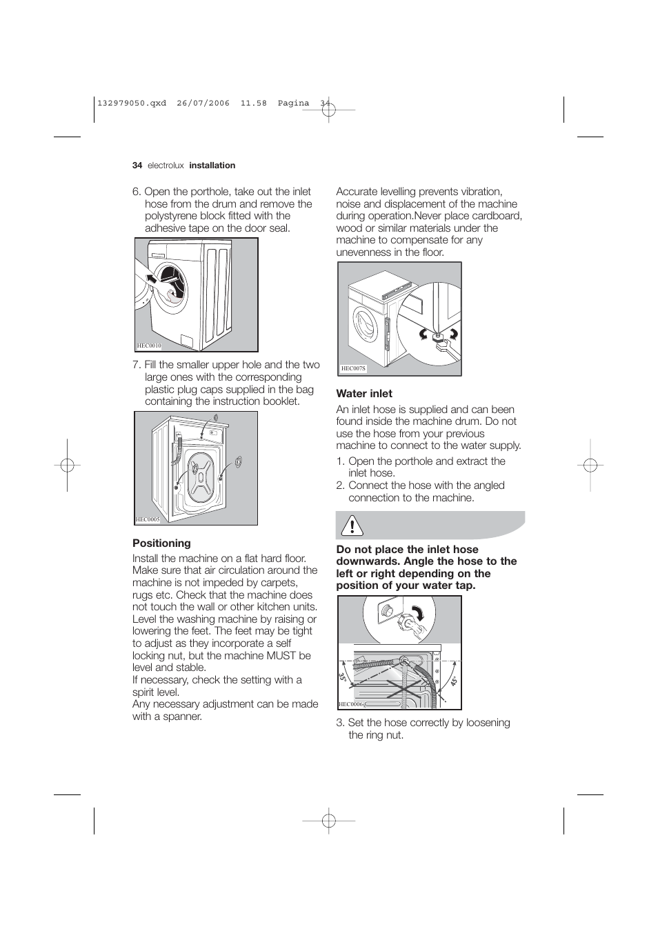 Electrolux EWF 14450 User Manual | Page 34 / 44