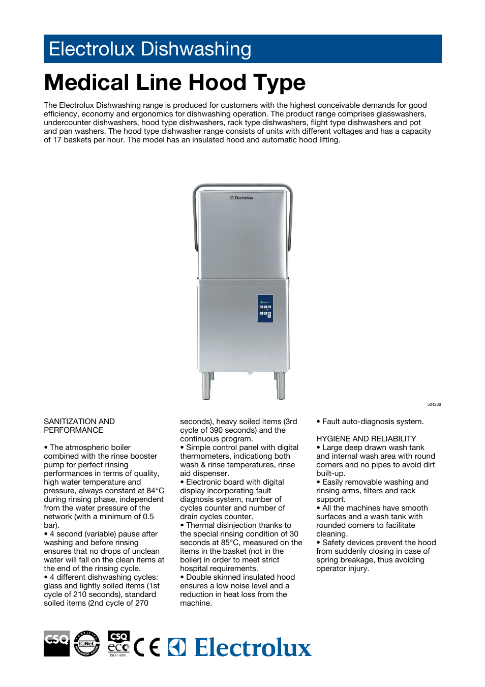 Electrolux EHTAIMLAU User Manual | 4 pages
