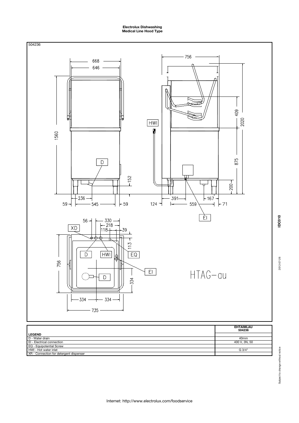 Electrolux EHTAIMLAU User Manual | Page 4 / 4