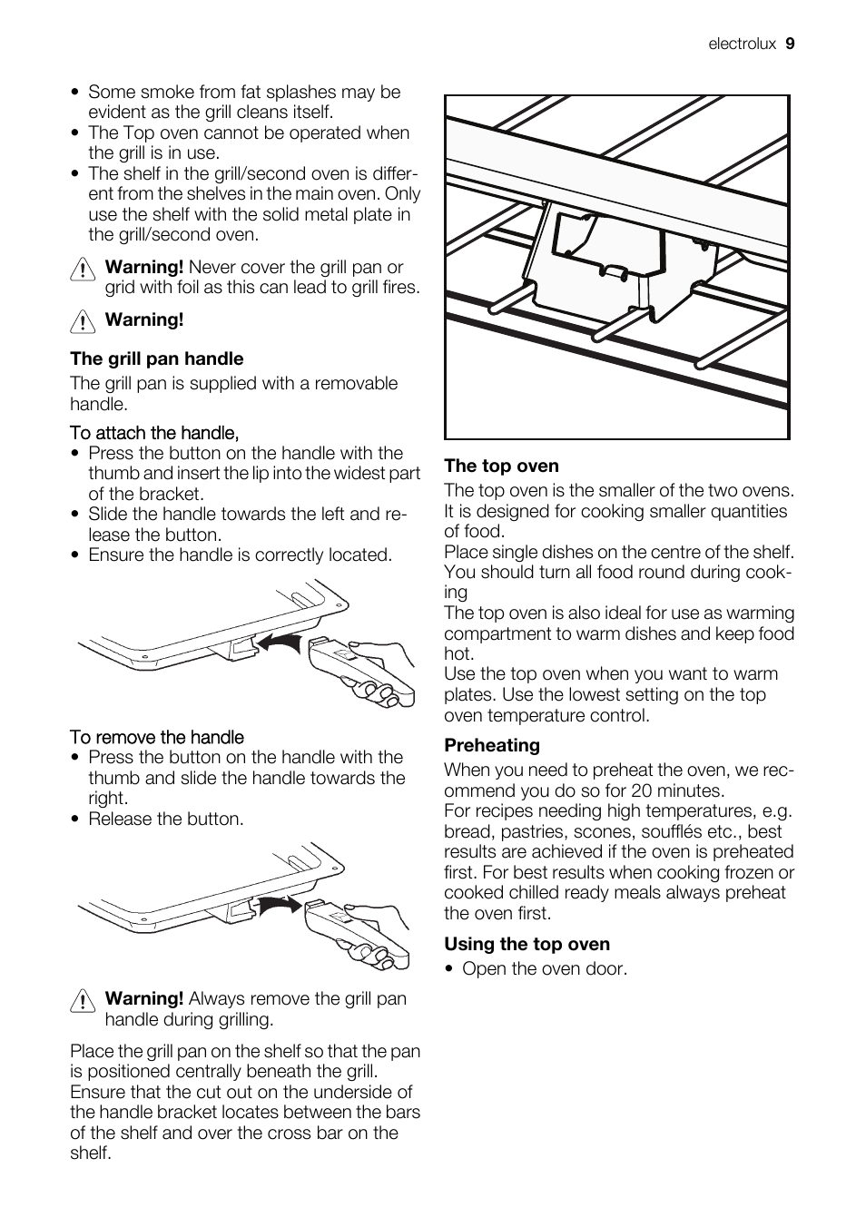 Electrolux EKG6047 User Manual | Page 9 / 28