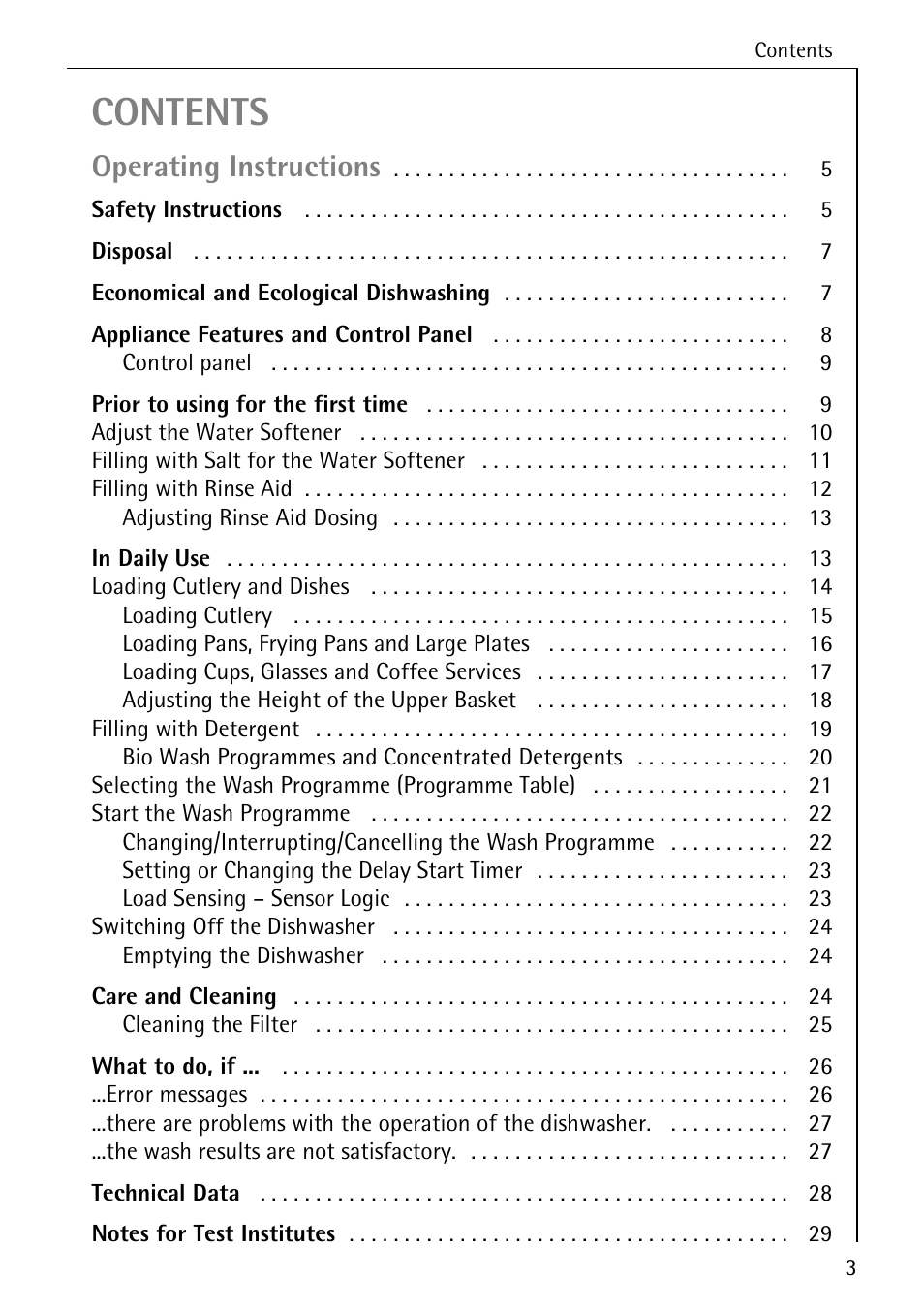 Electrolux 50700 User Manual | Page 3 / 40