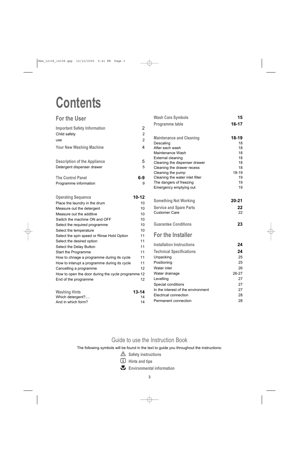 Electrolux U28190 User Manual | Page 3 / 29