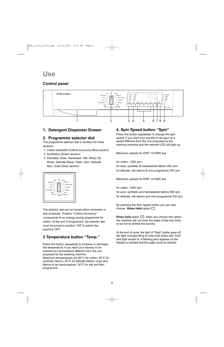Electrolux U28190 User Manual | Page 6 / 29