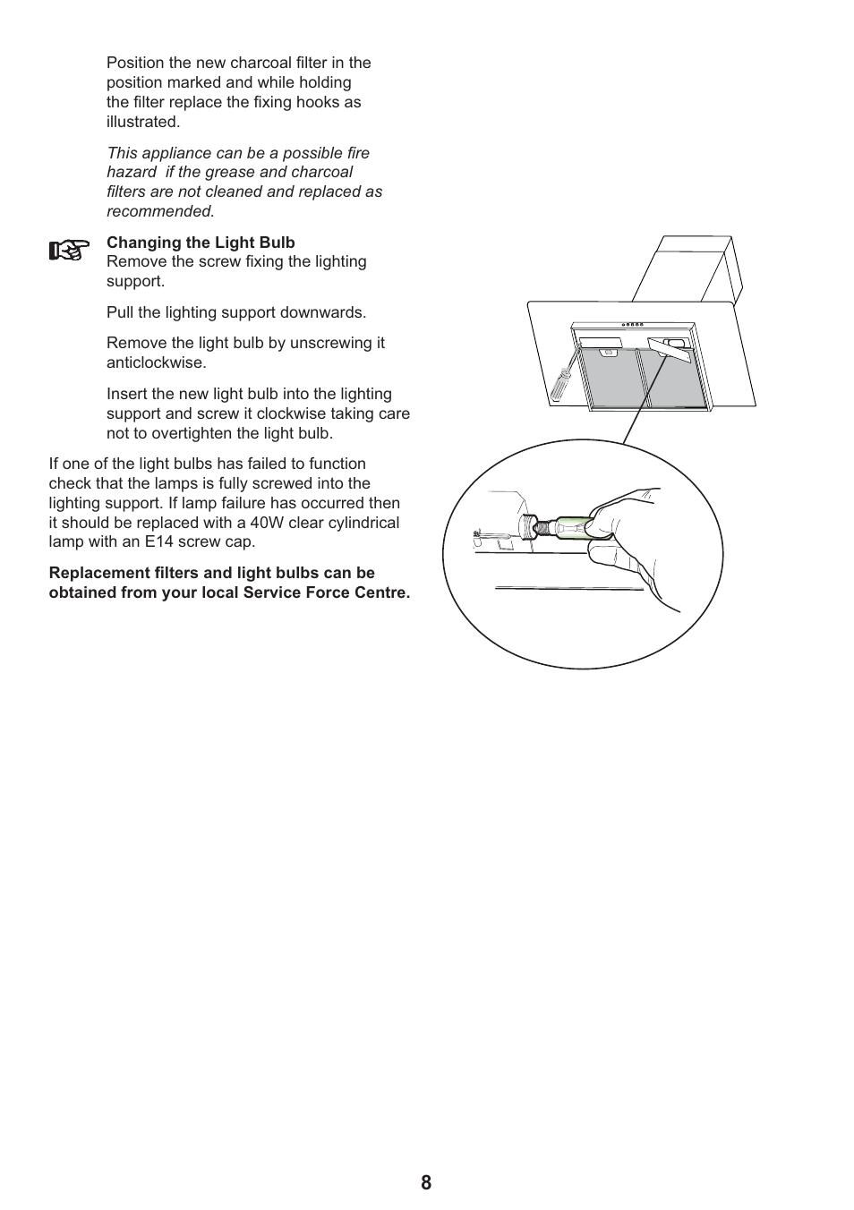 Electrolux CH 710 User Manual | Page 8 / 20