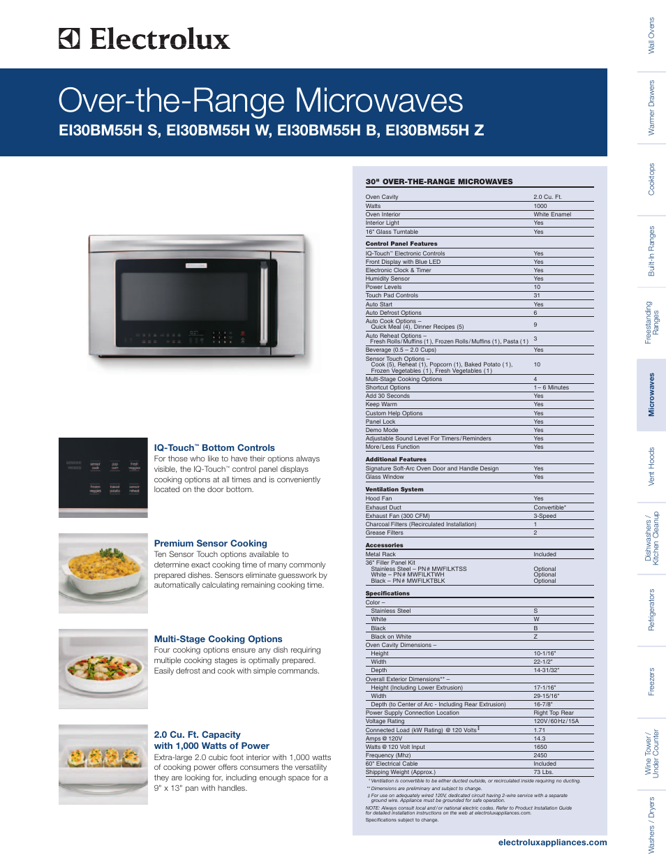 Electrolux EI30BM55HZ User Manual | 2 pages