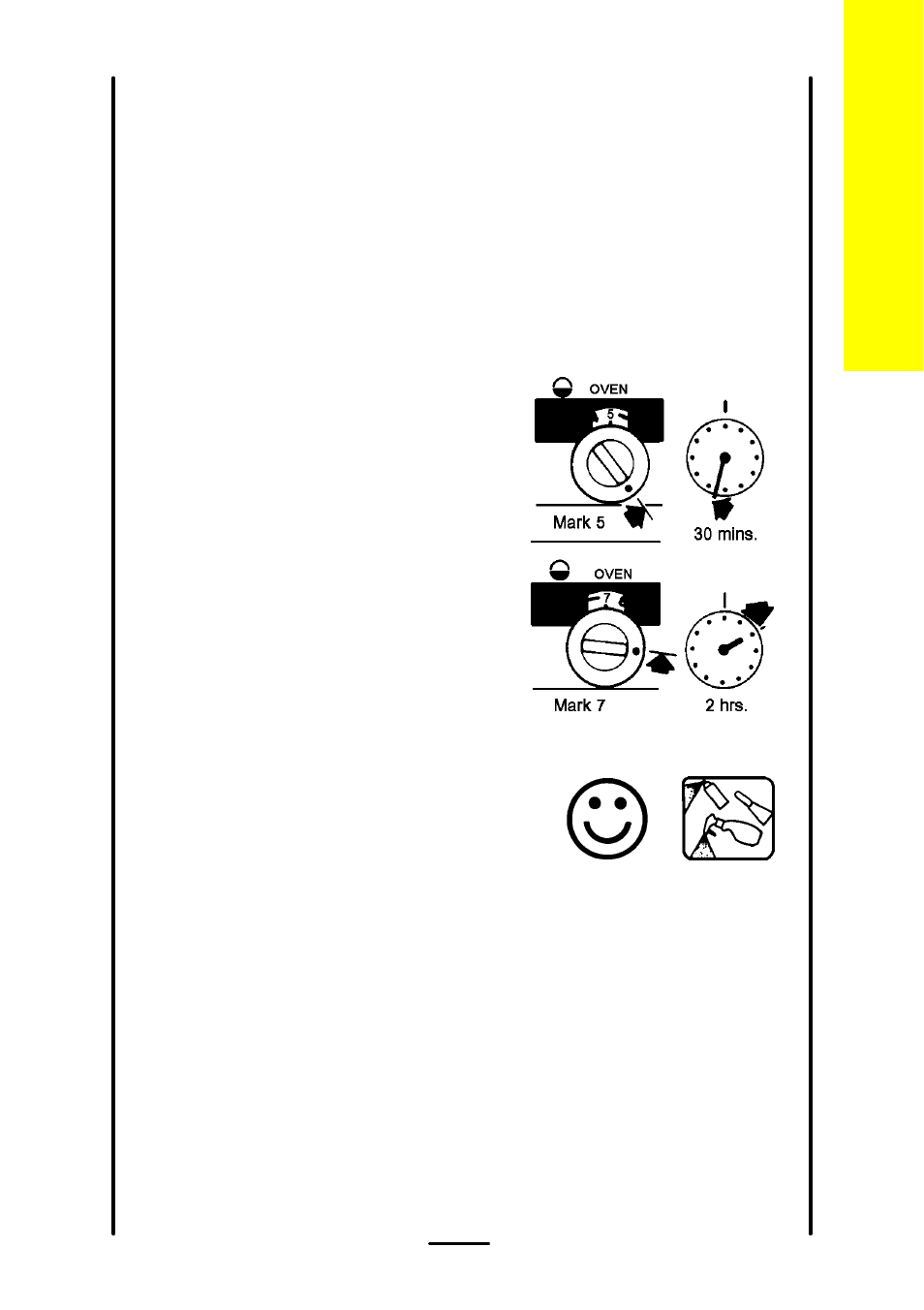 Oven cleaning cycle, General | Electrolux 55G User Manual | Page 23 / 36