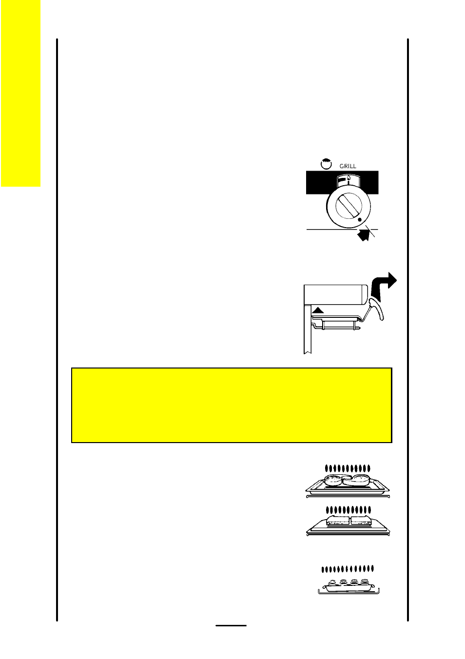 The grill, Heat control, Grill pan | Cooking positions, For your safety | Electrolux 55G User Manual | Page 6 / 36