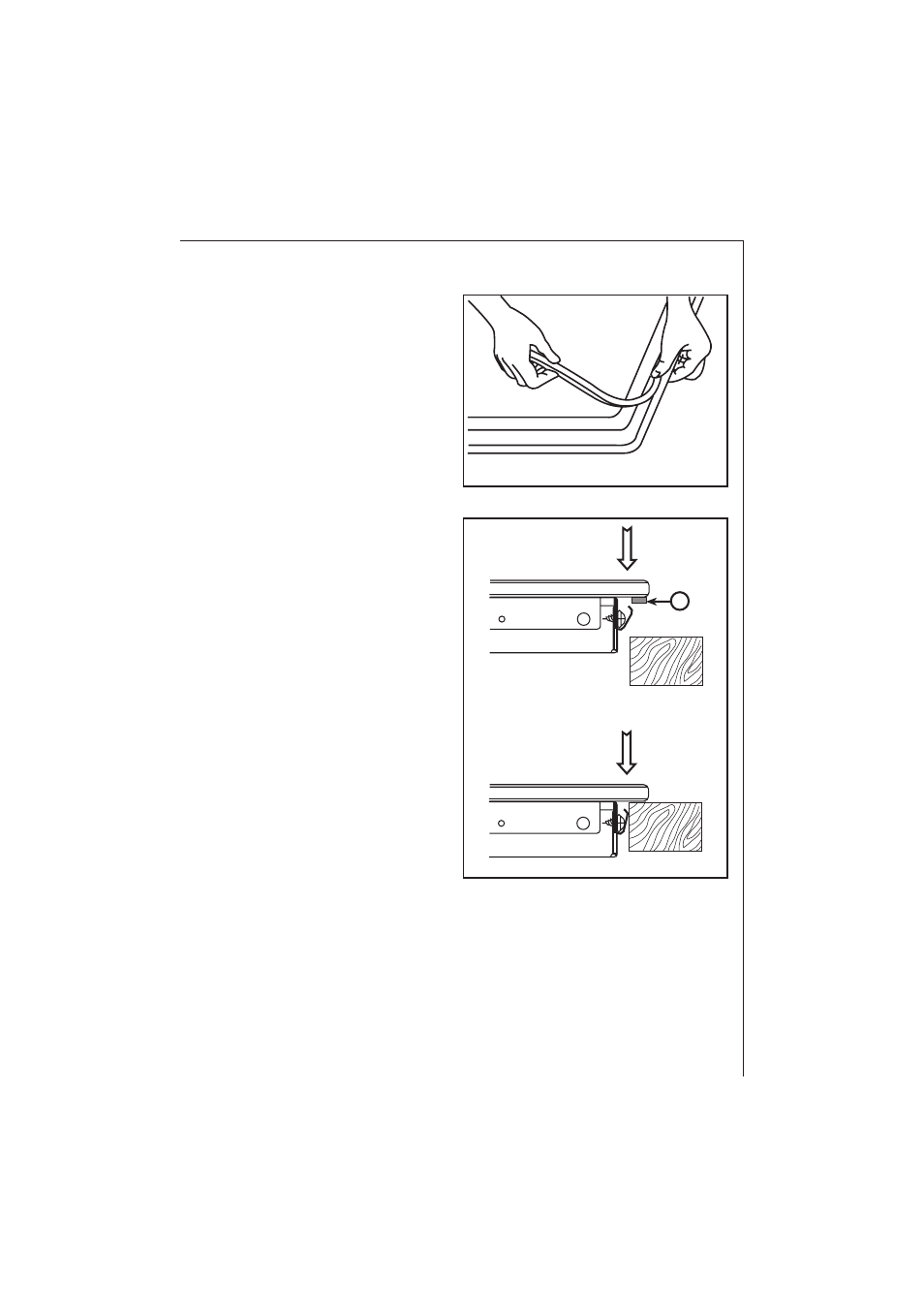 Fitting the hob to the worktop | Electrolux 95604 G User Manual | Page 19 / 26