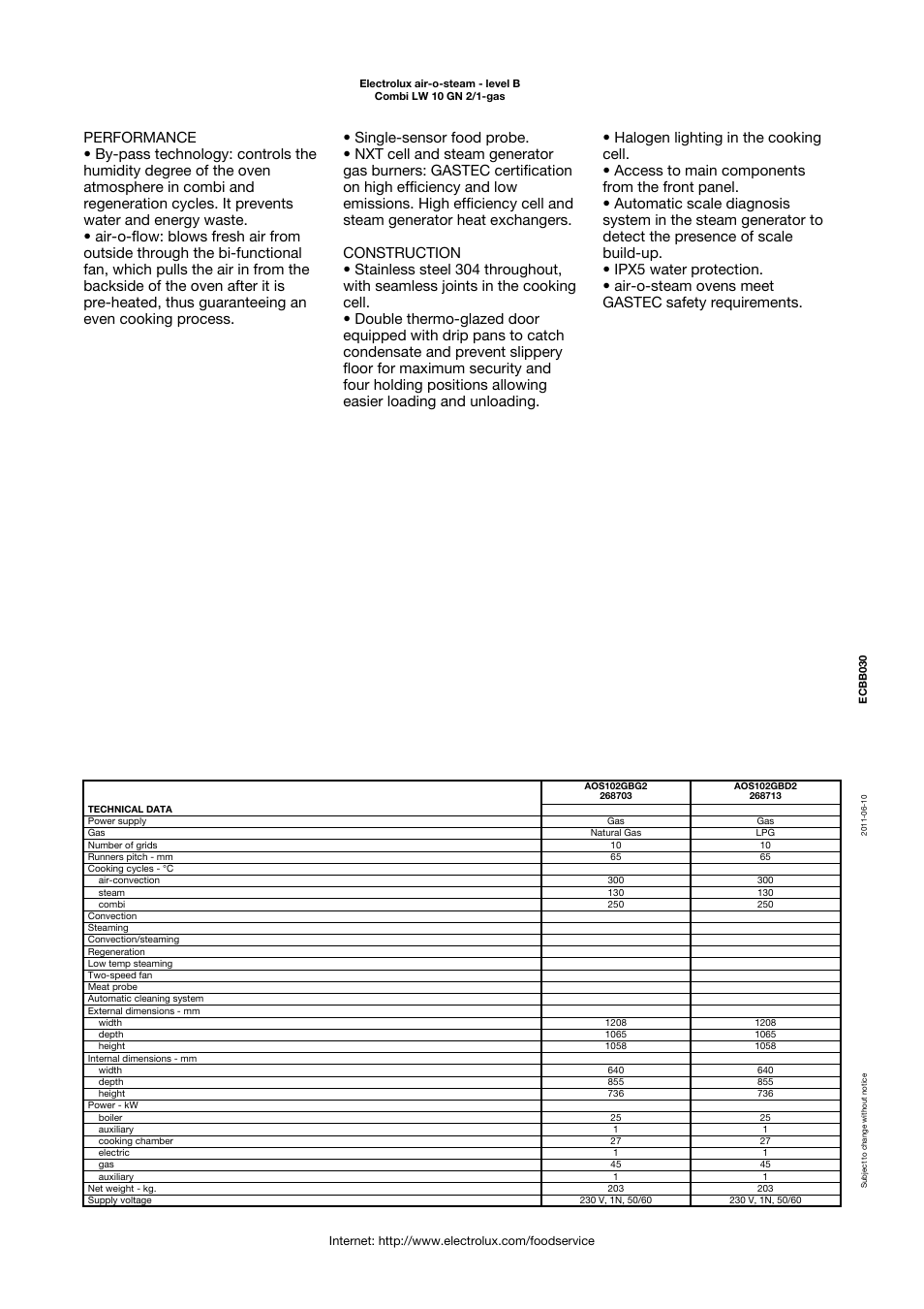 Electrolux Air-O-Steam 268503 User Manual | Page 2 / 4