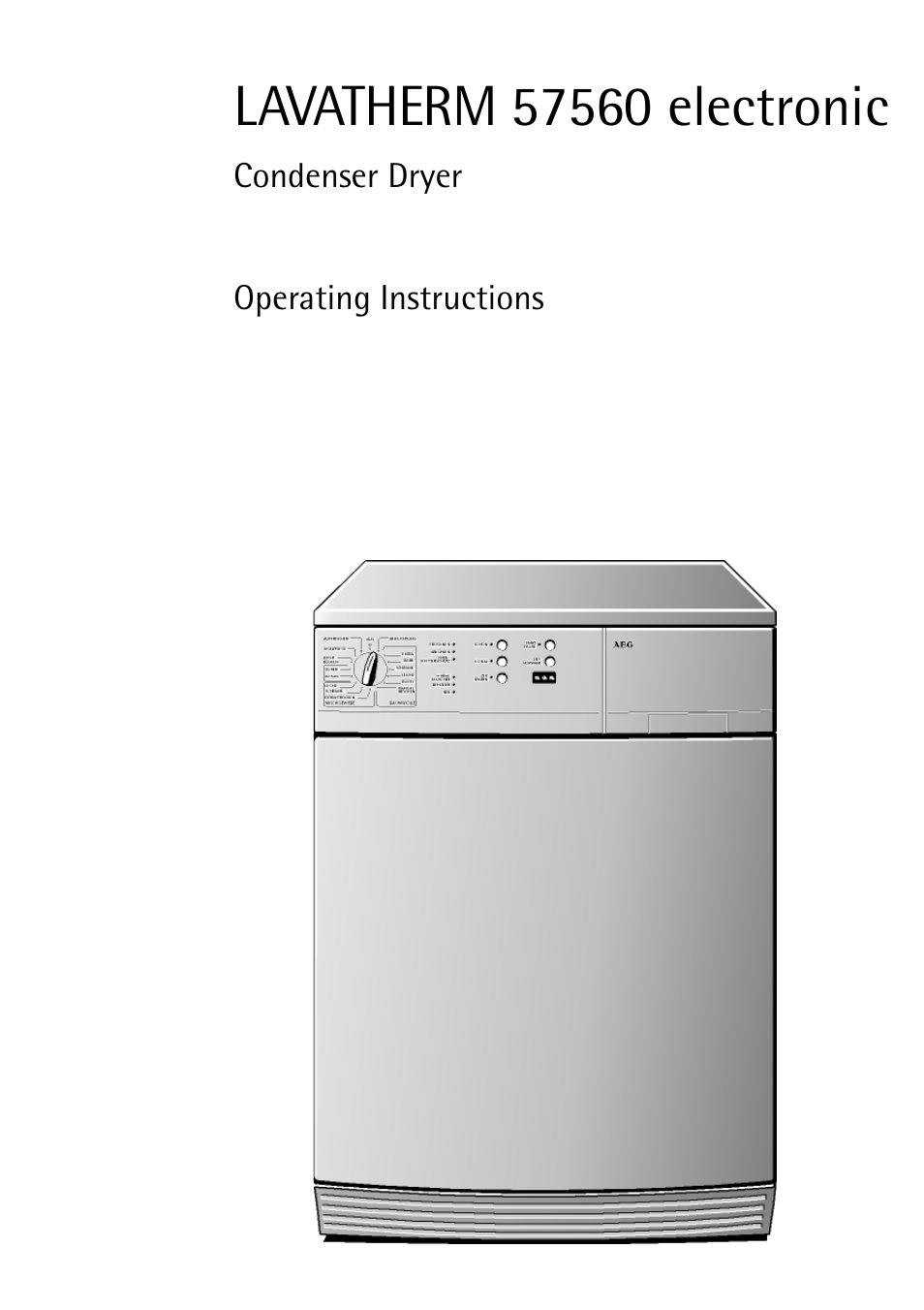 Electrolux LAVATHERM 57560 User Manual | 40 pages