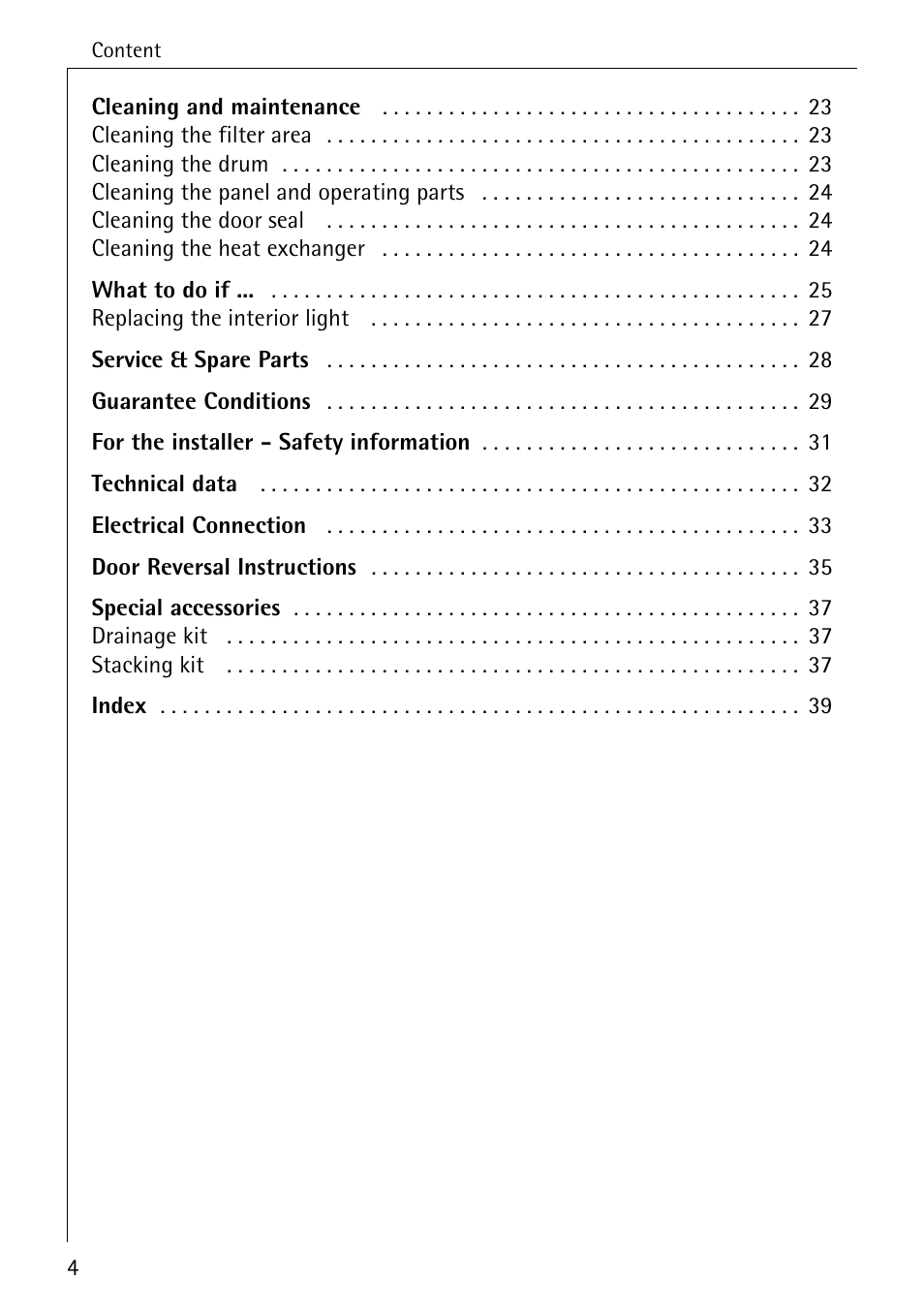 Electrolux LAVATHERM 57560 User Manual | Page 4 / 40