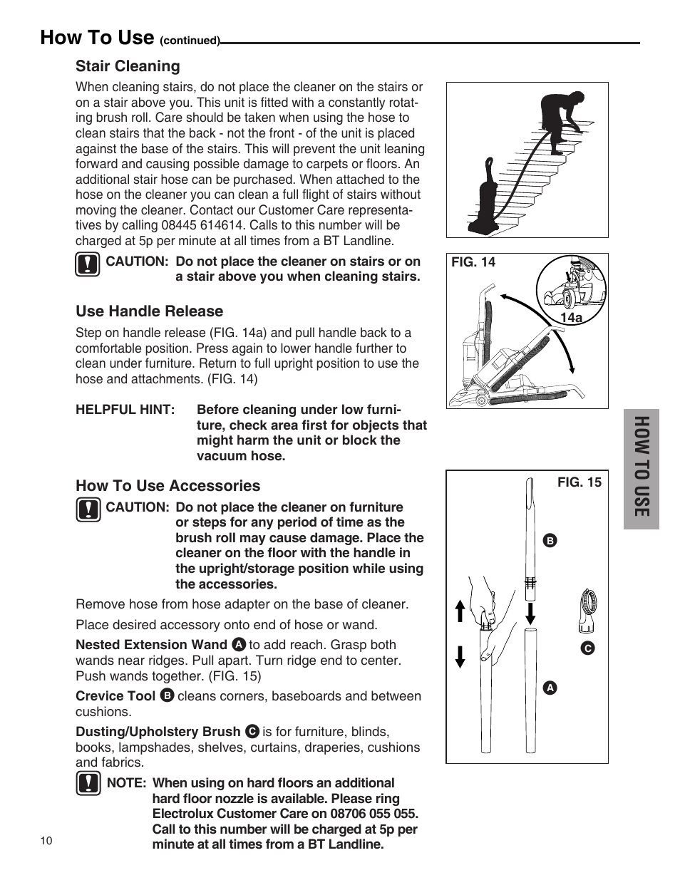 How to use | Electrolux Z4700 Series User Manual | Page 10 / 16