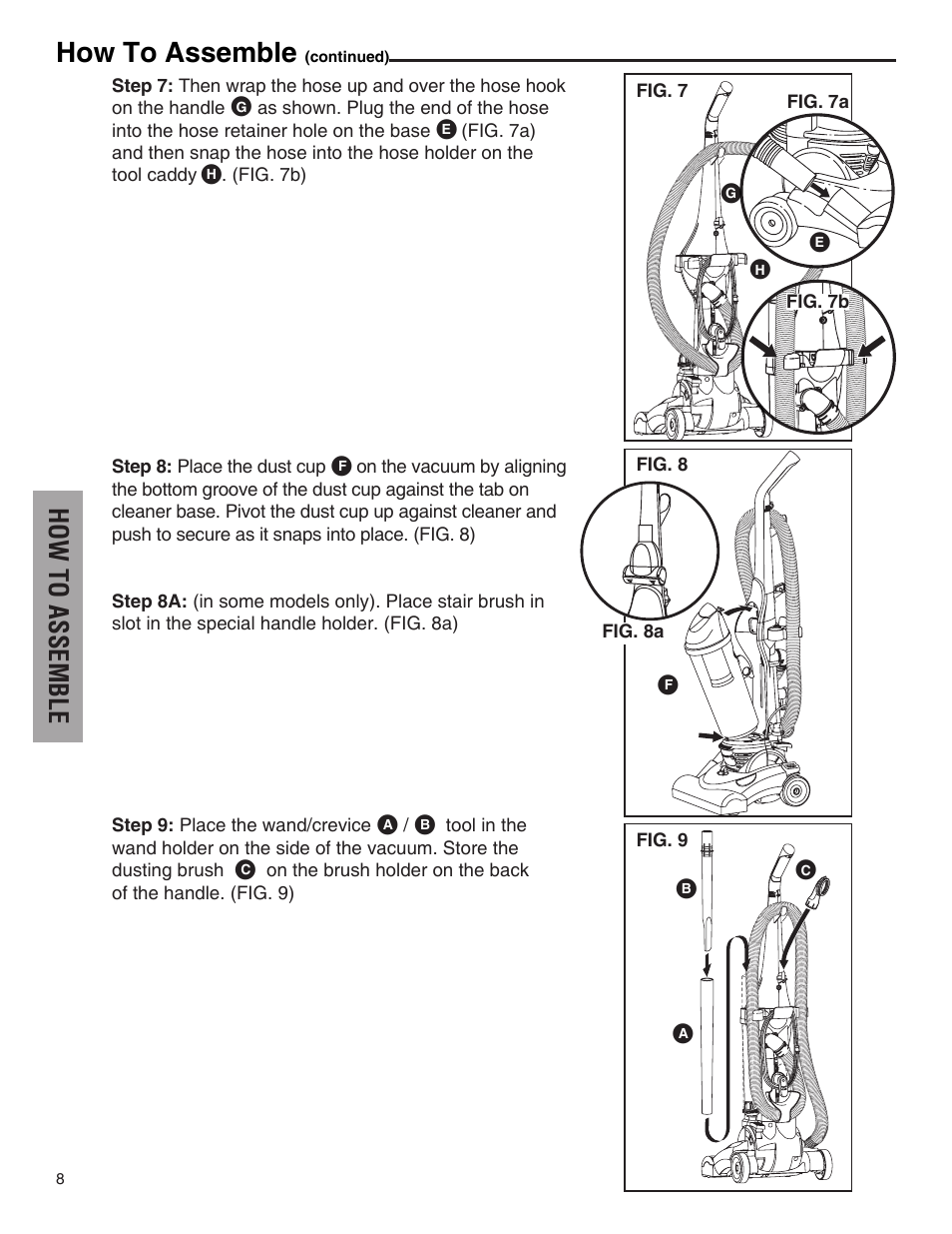 How to assemble | Electrolux Z4700 Series User Manual | Page 8 / 16