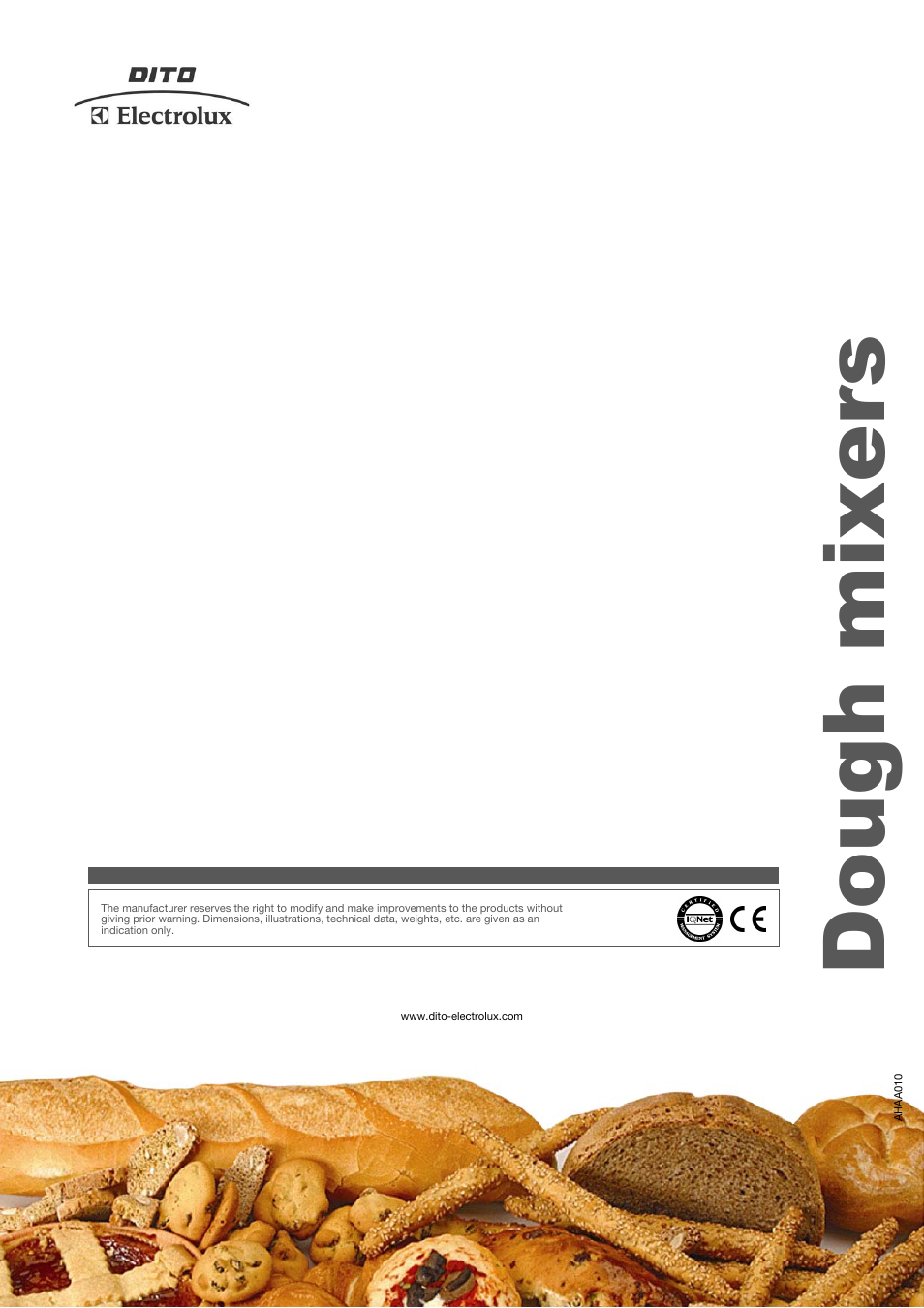 Dough mixers | Electrolux Dito BPO25 User Manual | Page 4 / 4