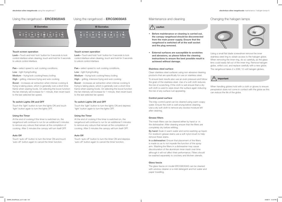 Electrolux ERCG9030AS User Manual | Page 5 / 7
