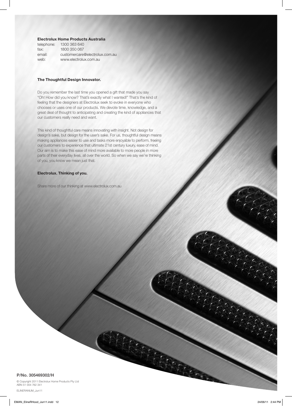 Electrolux ERCG9030AS User Manual | Page 7 / 7
