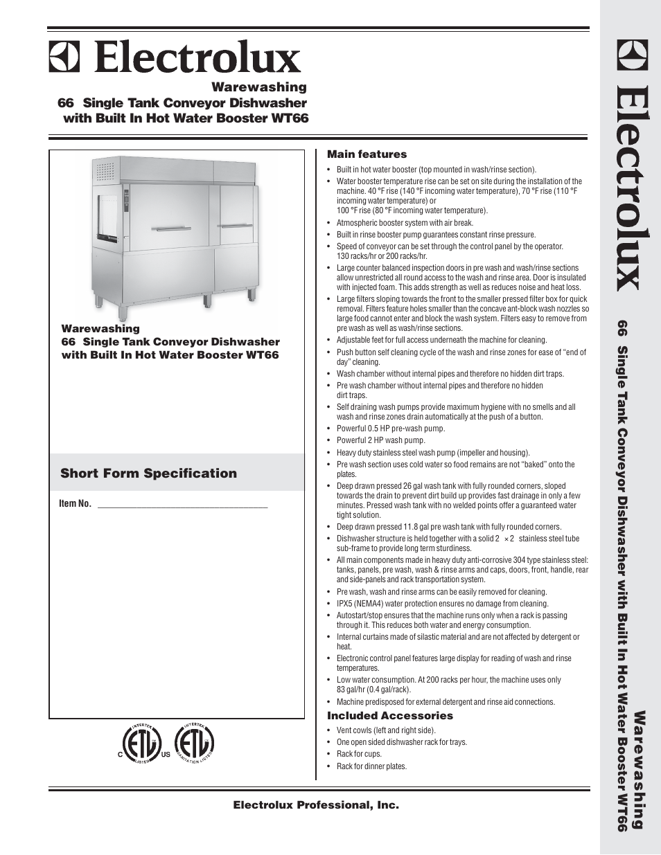 Electrolux 534092 User Manual | 4 pages
