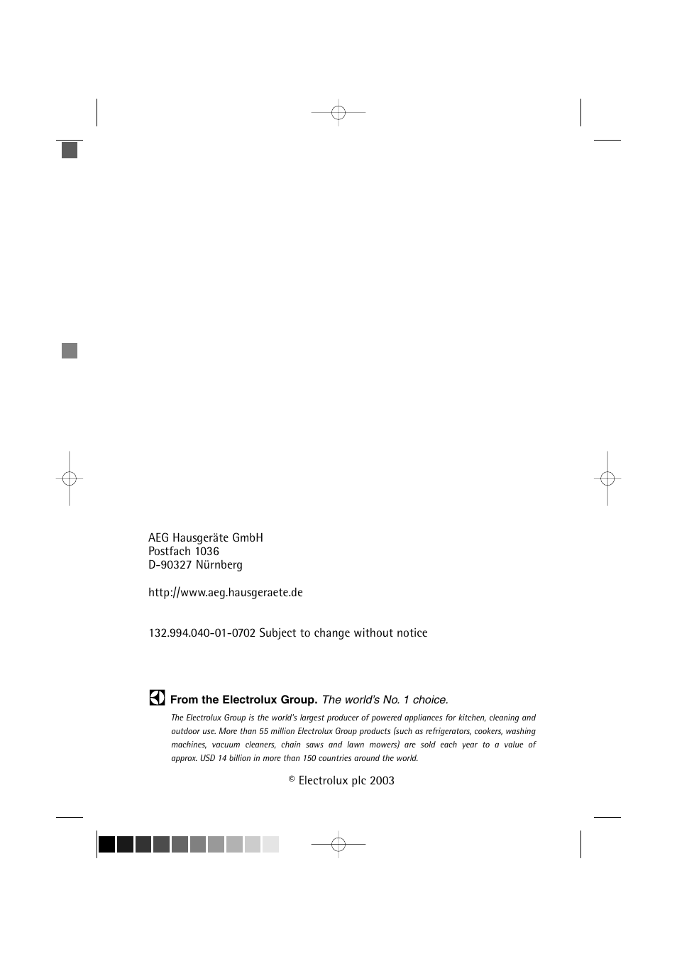 Electrolux LAVAMAT 16810 User Manual | Page 56 / 56