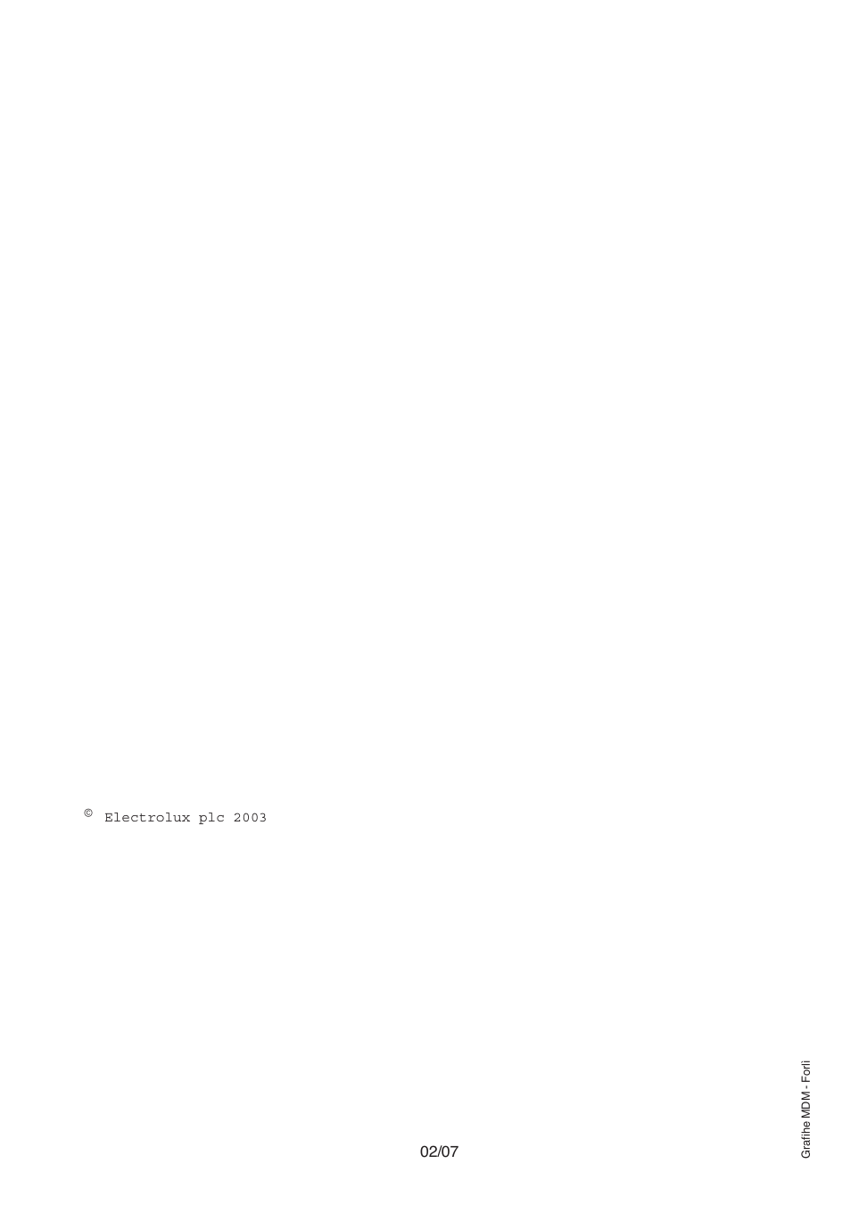 Electrolux U26227 User Manual | Page 16 / 16
