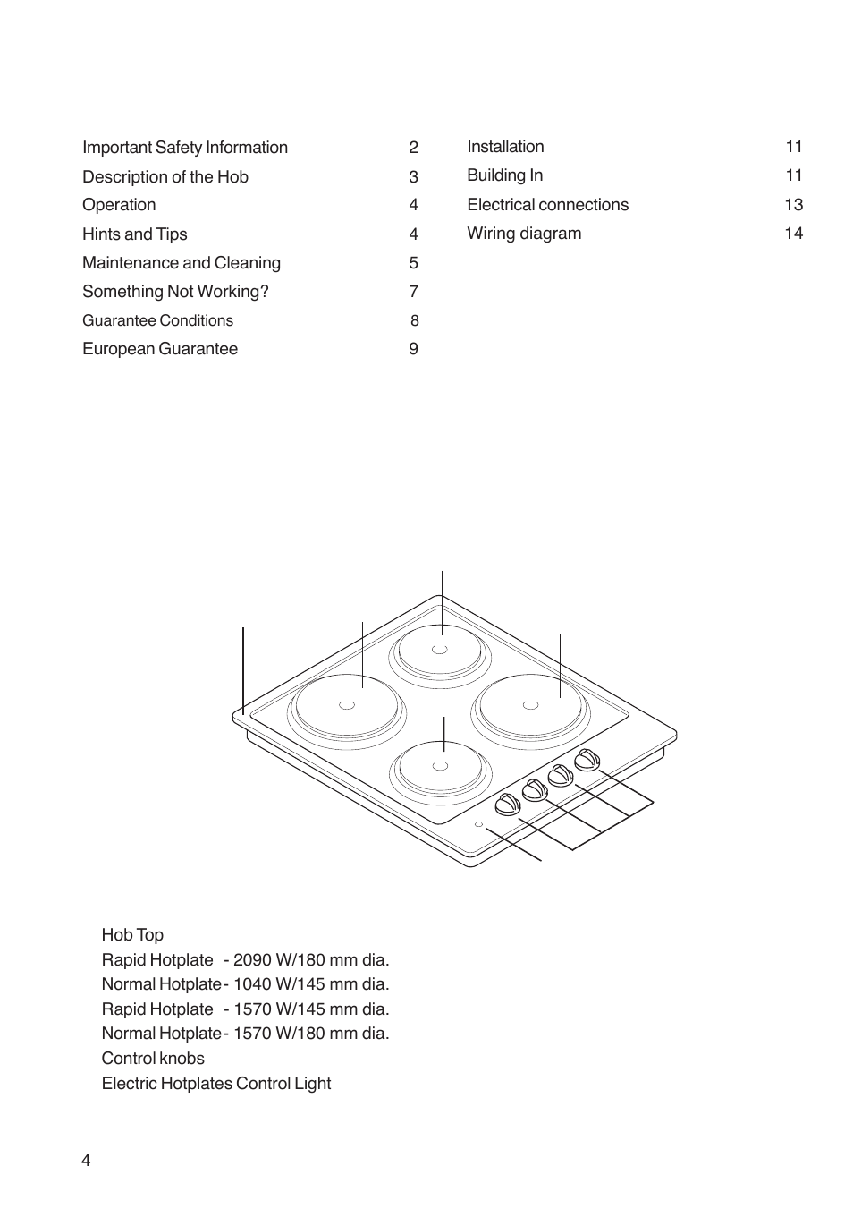 Electrolux U26227 User Manual | Page 4 / 16