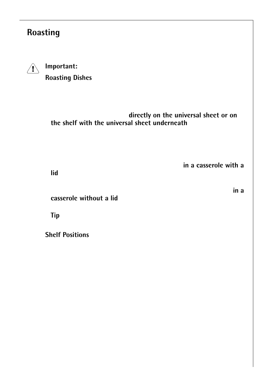 Roasting | Electrolux B 81405 User Manual | Page 35 / 72