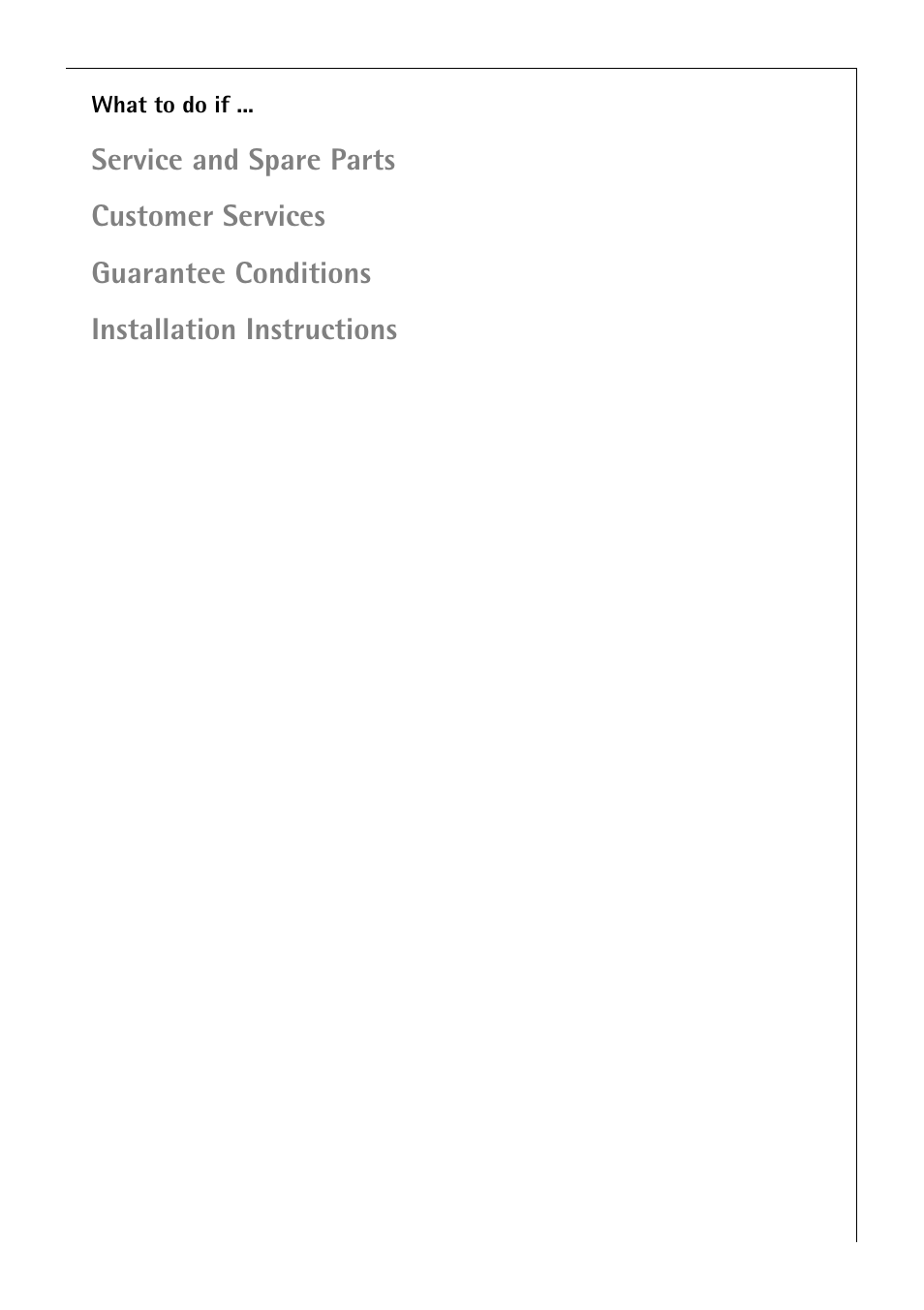 Service and spare parts, Customer services, Guarantee conditions | Installation instructions | Electrolux B 81405 User Manual | Page 5 / 72