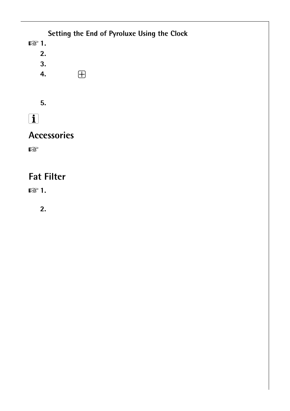 Accessories, Fat filter | Electrolux B 81405 User Manual | Page 51 / 72