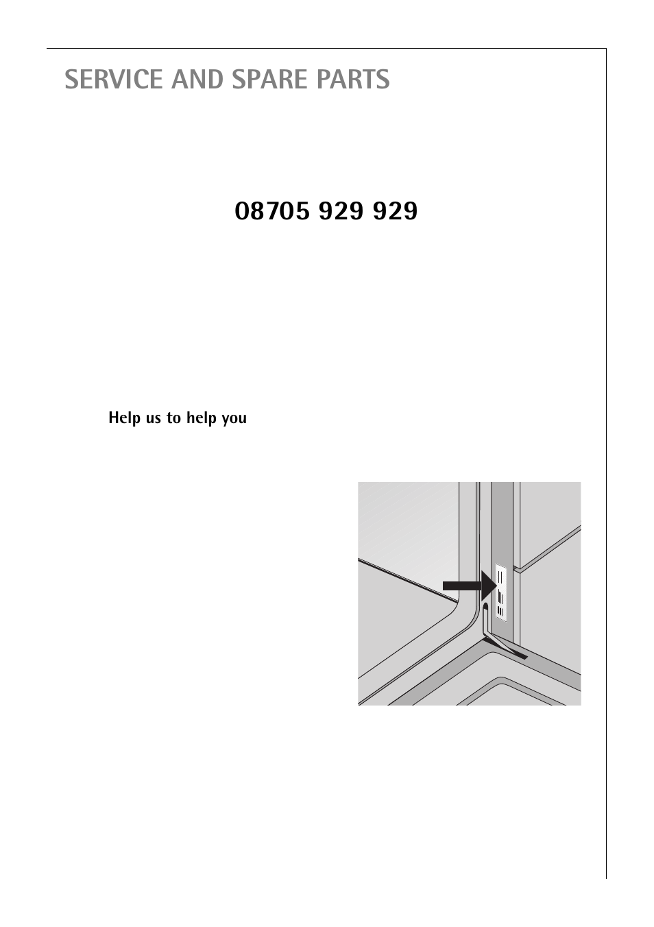 Service and spare parts | Electrolux B 81405 User Manual | Page 59 / 72