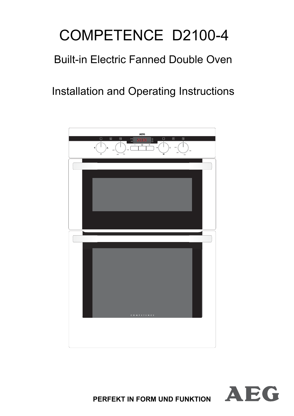 Electrolux D2100-4 User Manual | 40 pages