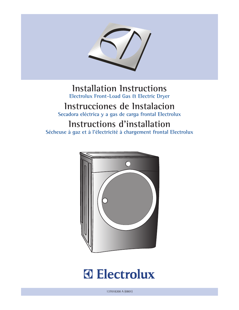 Electrolux 134709300 User Manual | 26 pages