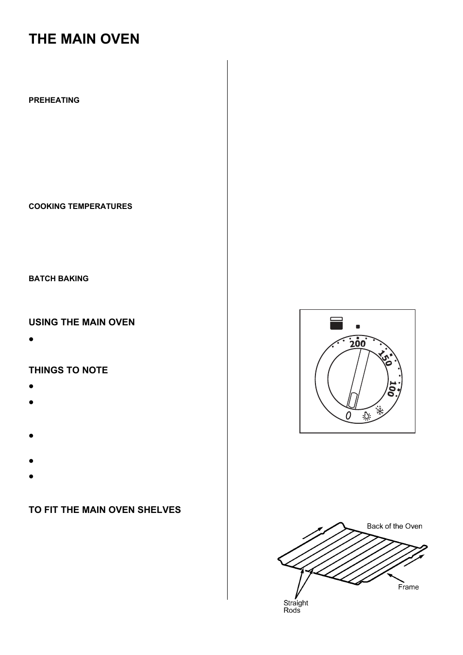 The main oven | Electrolux EKC6044 User Manual | Page 16 / 36