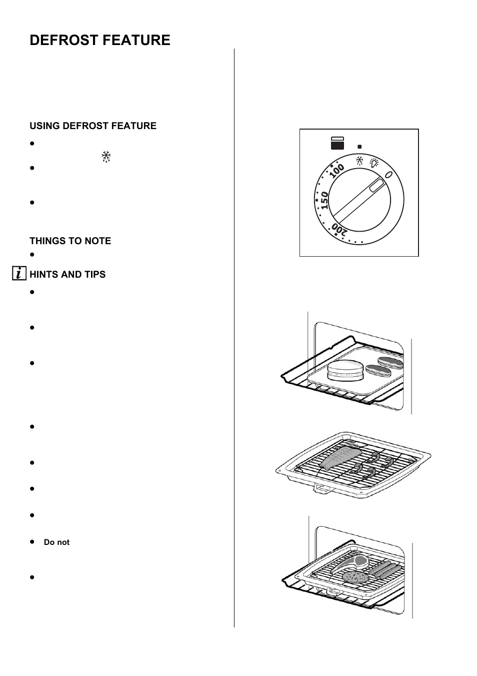 Defrost feature | Electrolux EKC6044 User Manual | Page 20 / 36