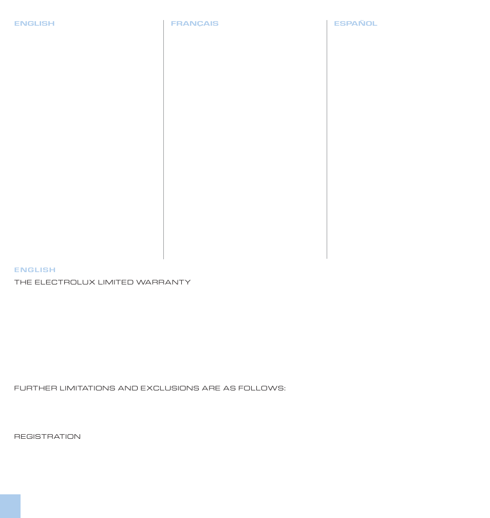 Electrolux CANISTER SERIES User Manual | Page 14 / 16