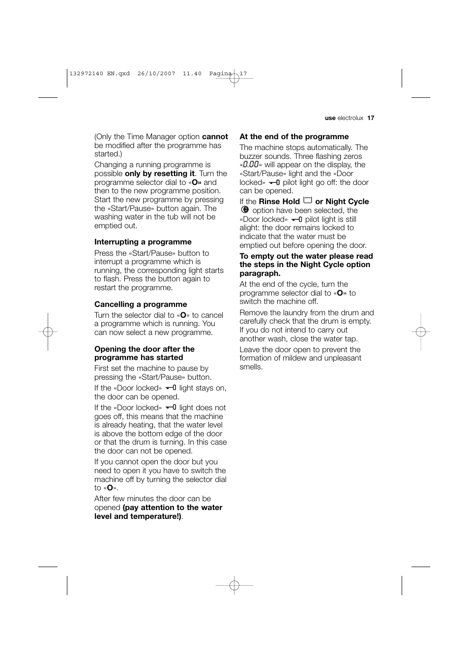 Electrolux EWX 14540 W User Manual | Page 17 / 52