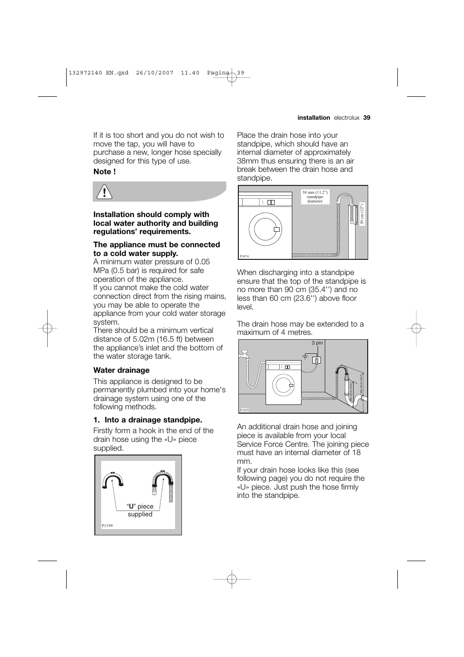 Electrolux EWX 14540 W User Manual | Page 39 / 52