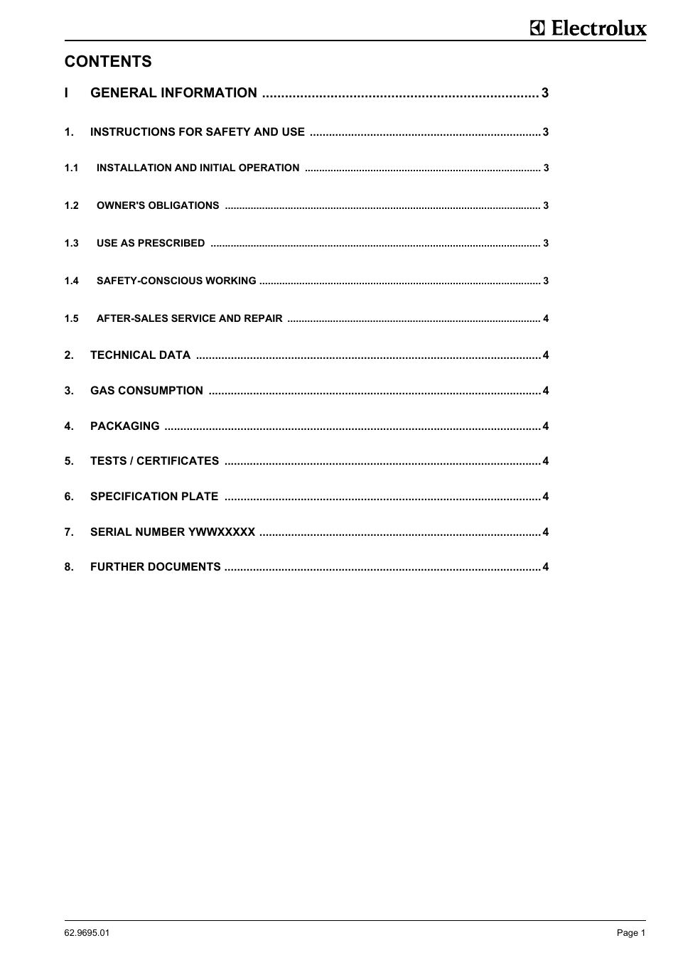 Electrolux 583398 User Manual | Page 3 / 11