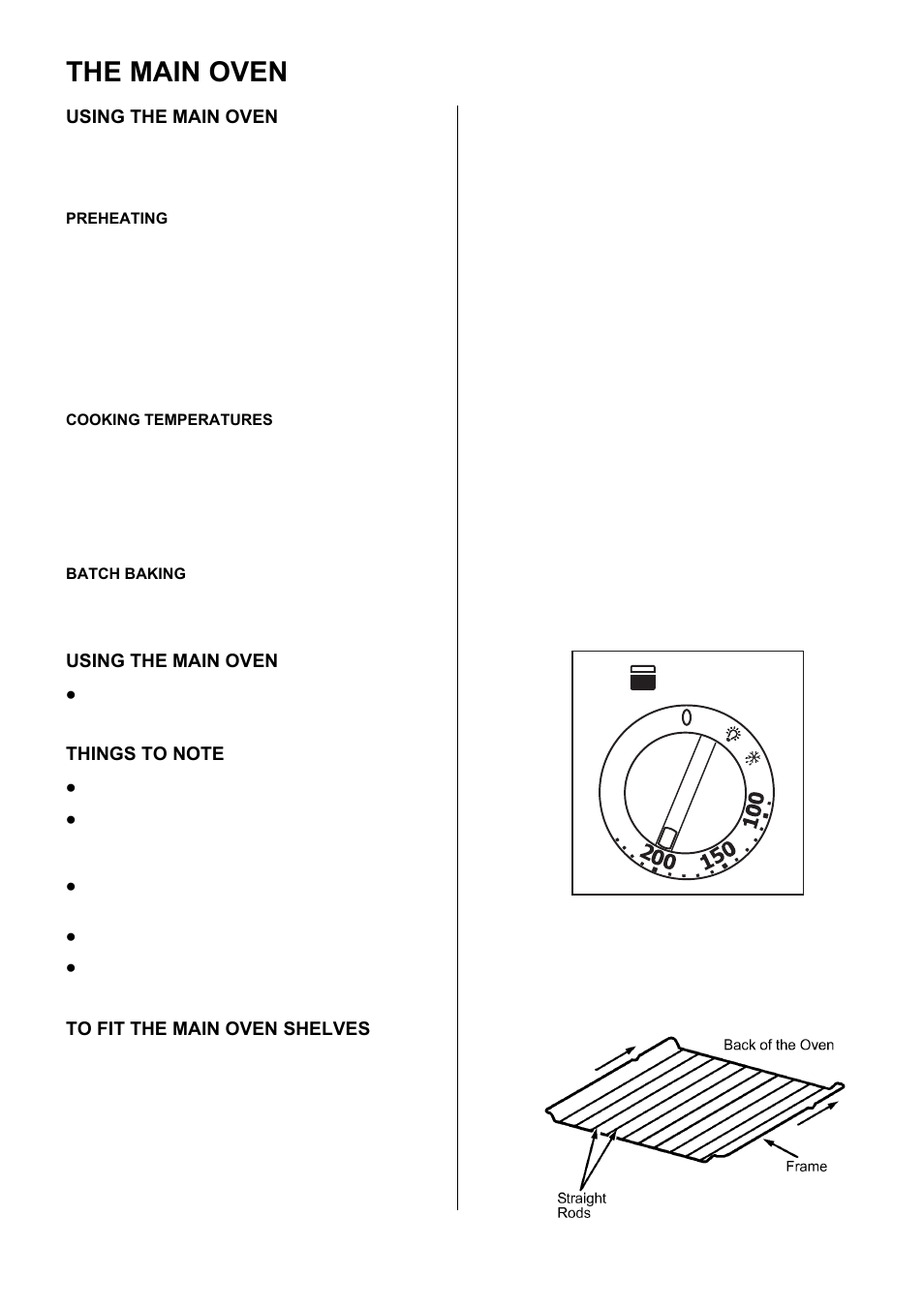 The main oven | Electrolux EKM6047 User Manual | Page 16 / 36