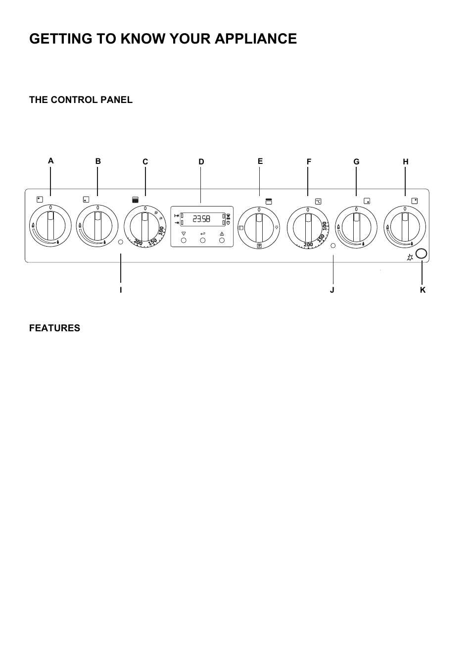 Getting to know your appliance | Electrolux EKM6047 User Manual | Page 5 / 36