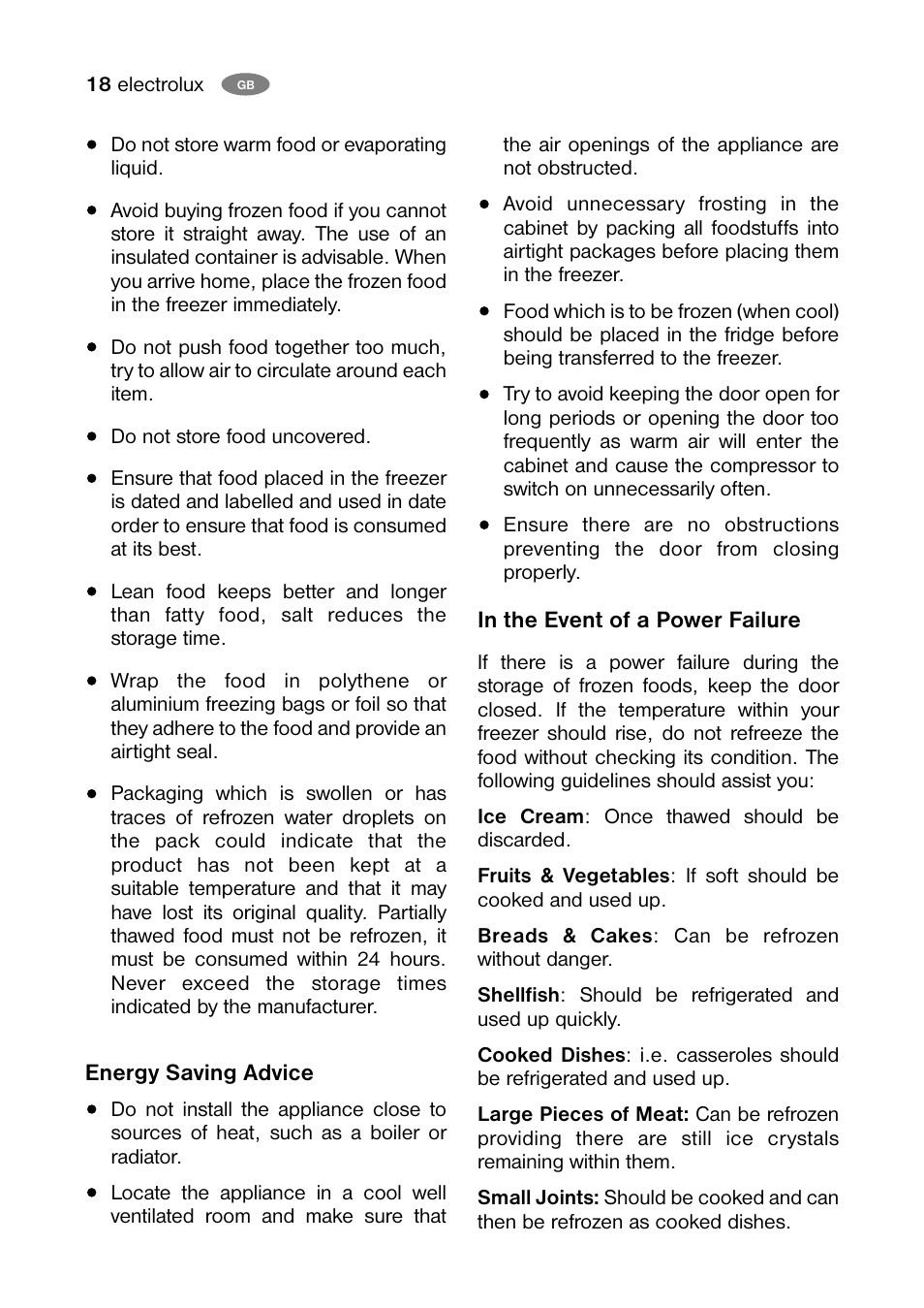 Electrolux ENB 38607 X User Manual | Page 18 / 36