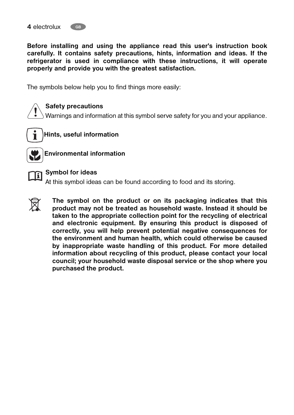 Electrolux ENB 38607 X User Manual | Page 4 / 36