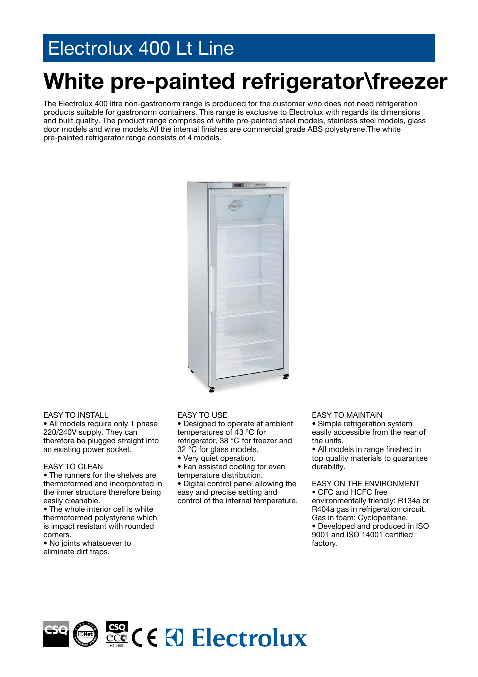 Electrolux 730193 User Manual | 4 pages
