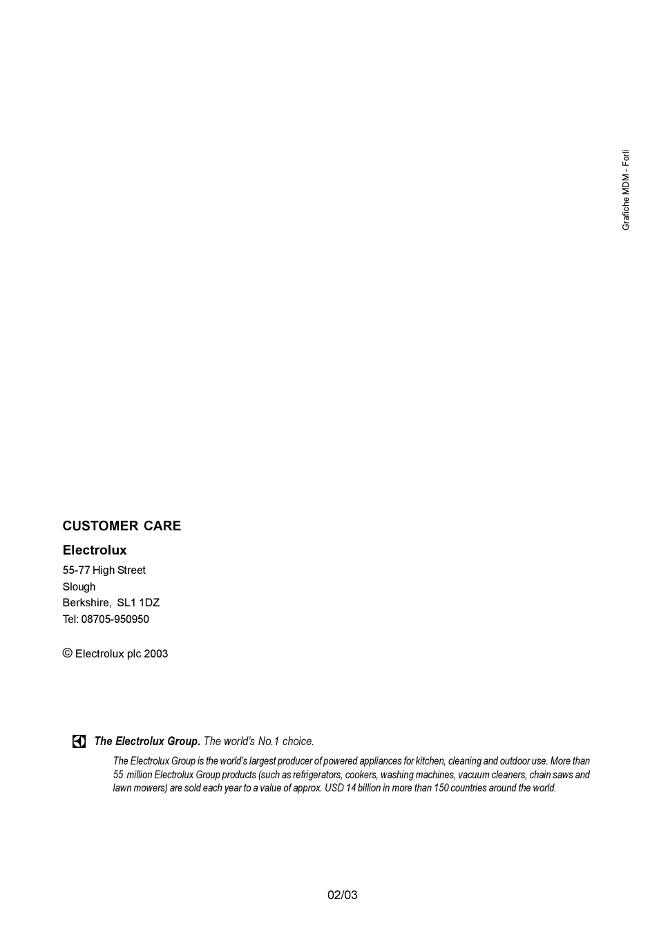 Electrolux EGG 689 User Manual | Page 16 / 16