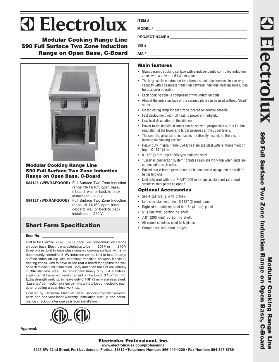 Electrolux WIWRAFQOOB User Manual | 2 pages