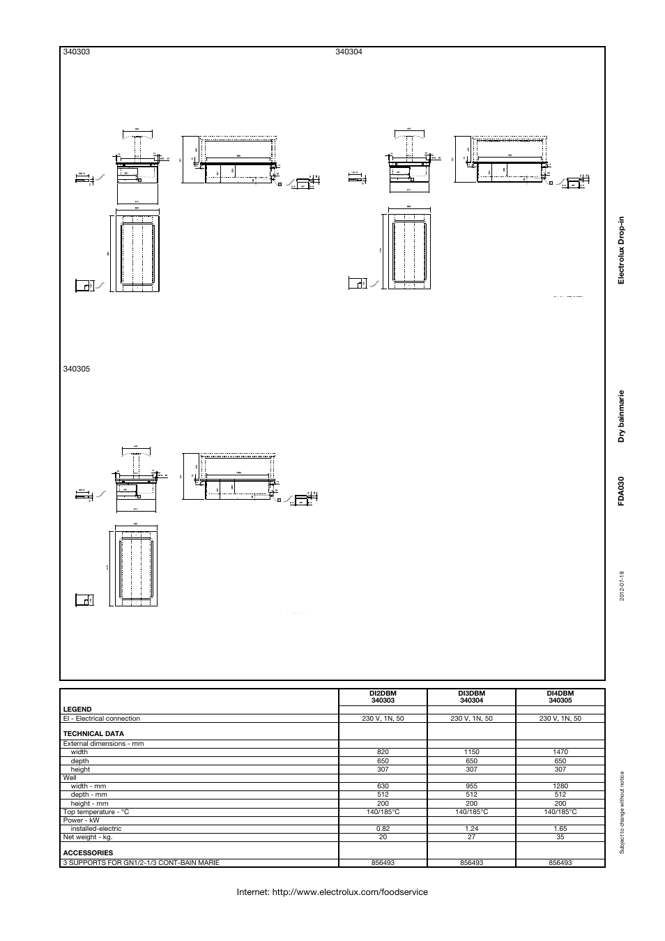 Electrolux DI2DBM User Manual | Page 2 / 2