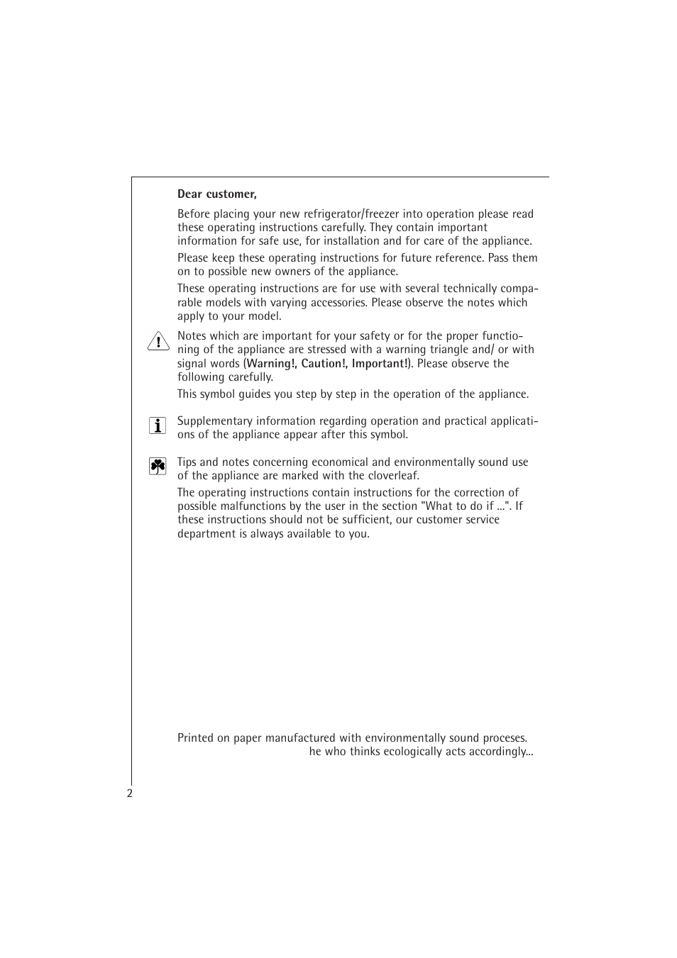 Electrolux 1673-4 TK User Manual | Page 2 / 21